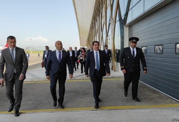 Representatives of world's leading think tanks get acquainted with Azerbaijan's Fuzuli airport  (PHOTO)