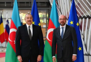 President Ilham Aliyev held one-on-one meeting with President of European Council Charles Michel (PHOTO/VIDEO)