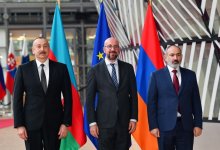President Ilham Aliyev holds meeting with President of European Council and Prime Minister of Armenia in Brussels (PHOTO/VIDEO) (UPDATED)