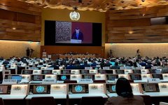 Министр здравоохранения Теймур Мусаев выступил на пленарном заседании 75-й сессии Всемирной ассамблеи здравоохранения (ФОТО)