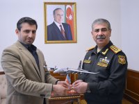 Azerbaijan's defense minister meets CTO of Turkey's Baykar Technology (PHOTO)
