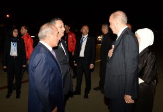 Türkiyə Prezidenti Rəcəb Tayyib Ərdoğanın Azərbaycana işgüzar səfəri başa çatıb (FOTO)