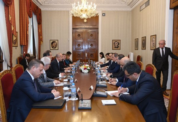 Bolqarıstan Prezidenti Ceyhun Bayramovu qəbul edib (FOTO)