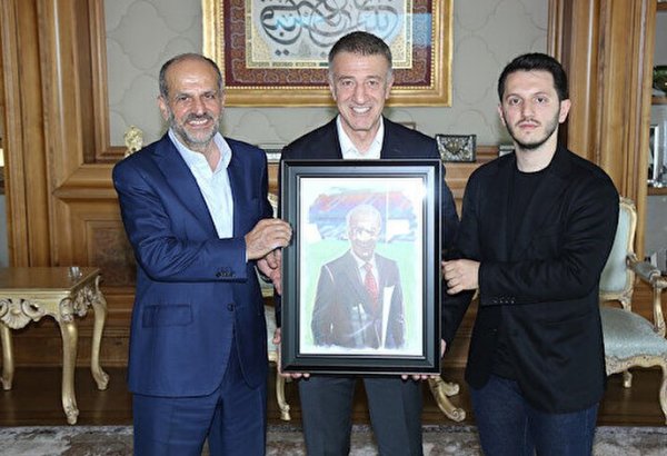 Ahmet Ağaoğlu'ndan Albayrak Holding'e ziyaret: "Bu bir camia şampiyonluğu"
