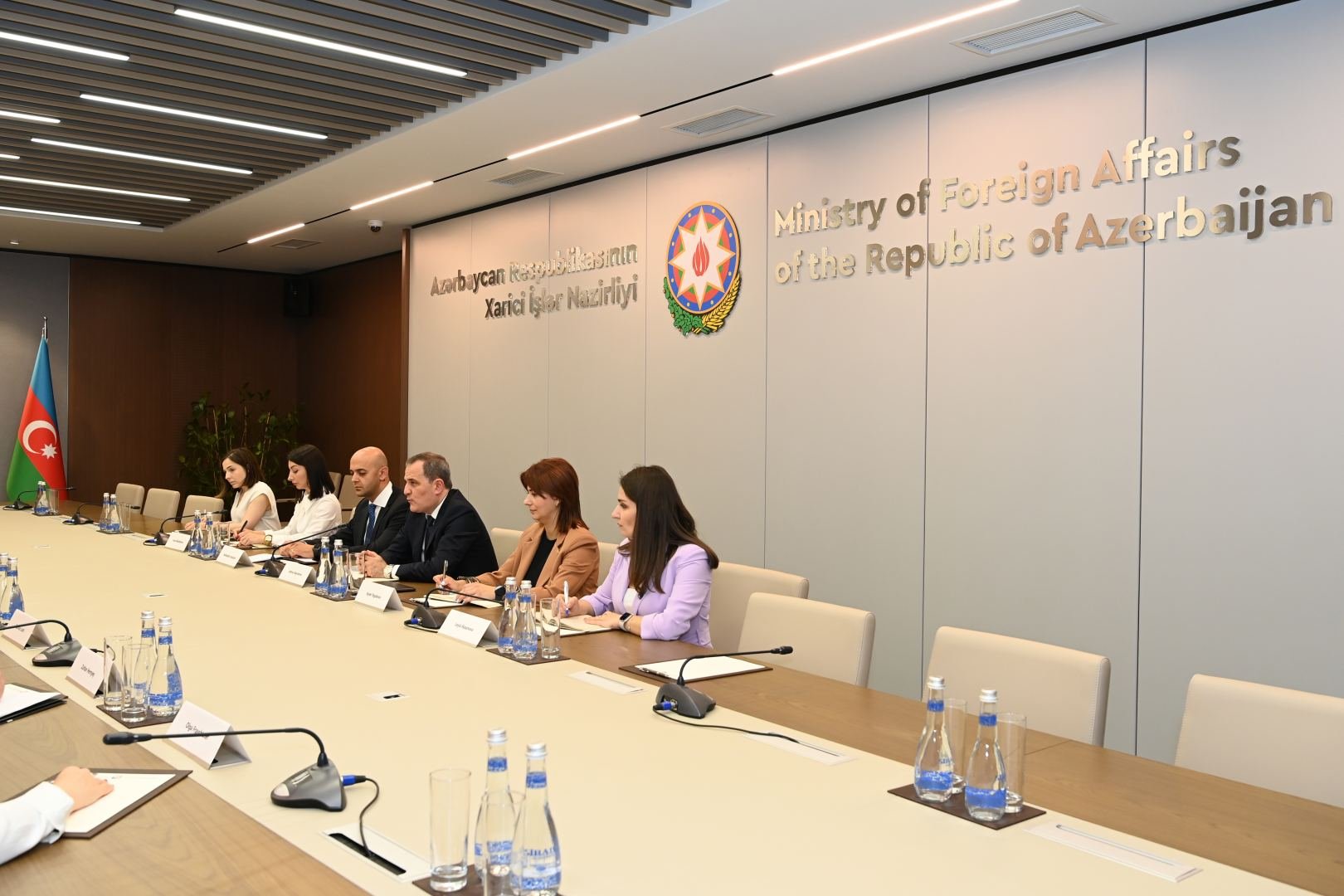 Azerbaijan's FM meets Chairman of GR-DEM Group of CoE Committee of Representatives (PHOTO)