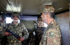 Azerbaijan's defense minister visits combat positions in Kalbajar and Lachin districts (PHOTO/VIDEO)
