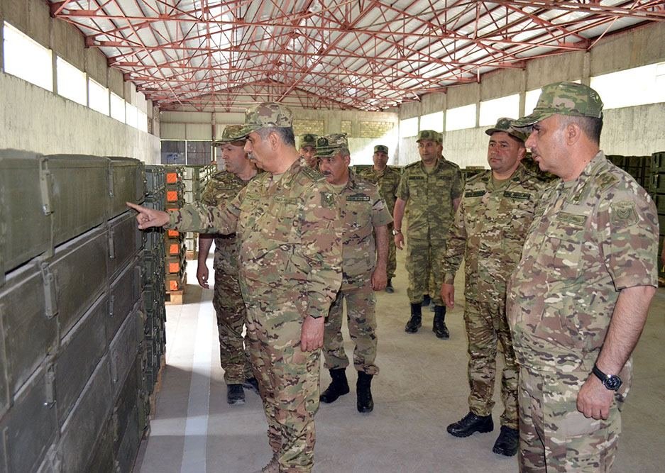 Azerbaijani Defense Minister inspects military facilities under construction in Kalbajar and Lachin (PHOTO/VIDEO)