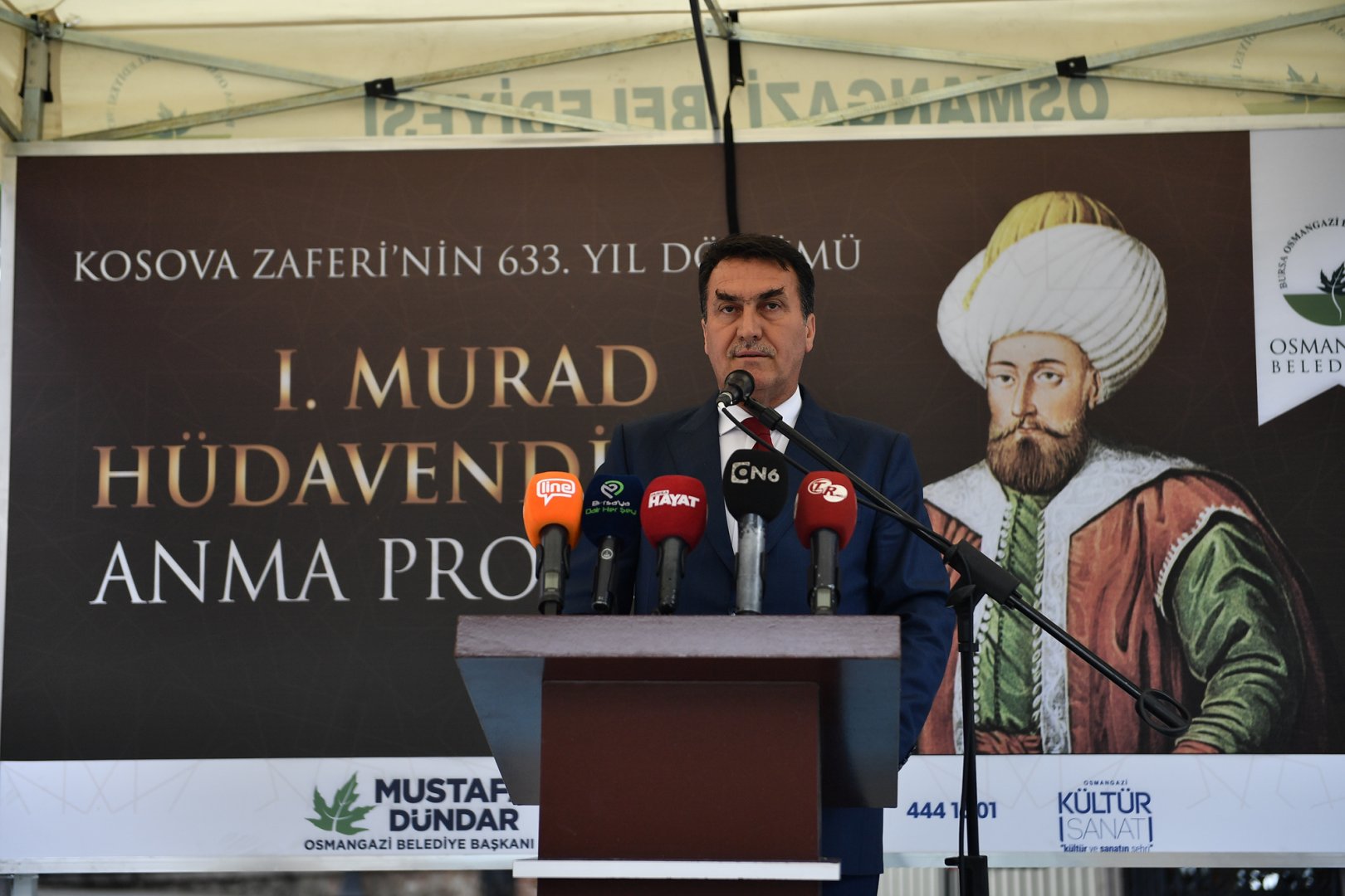 Sultan 1. Murad şehadetinin 633. yılında Bursa'da anıldı