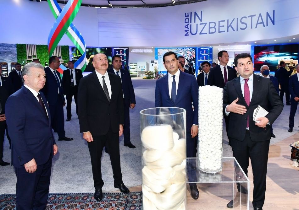 President Ilham Aliyev and President Shavkat Mirziyoyev view activity of Technopark LLC in Tashkent (PHOTO/VIDEO)