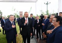 President of Azerbaijan Ilham Aliyev and President of Uzbekistan Shavkat Mirziyoyev attend opening of Heydar Aliyev Square in Tashkent (PHOTO)
