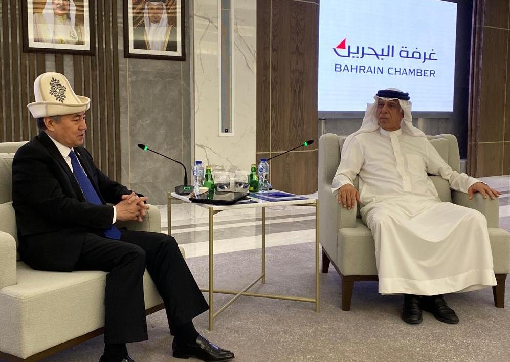 Глава МИД КР и зампредседателя ТПП Бахрейна обсудили вопрос создания Делового совета