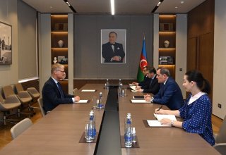 Глава МИД Азербайджана встретился с послом Германии (ФОТО)