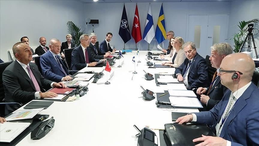 Madriddə Türkiyə, Finlandiya, İsveç və NATO liderlərinin zirvə görüşü keçirilib