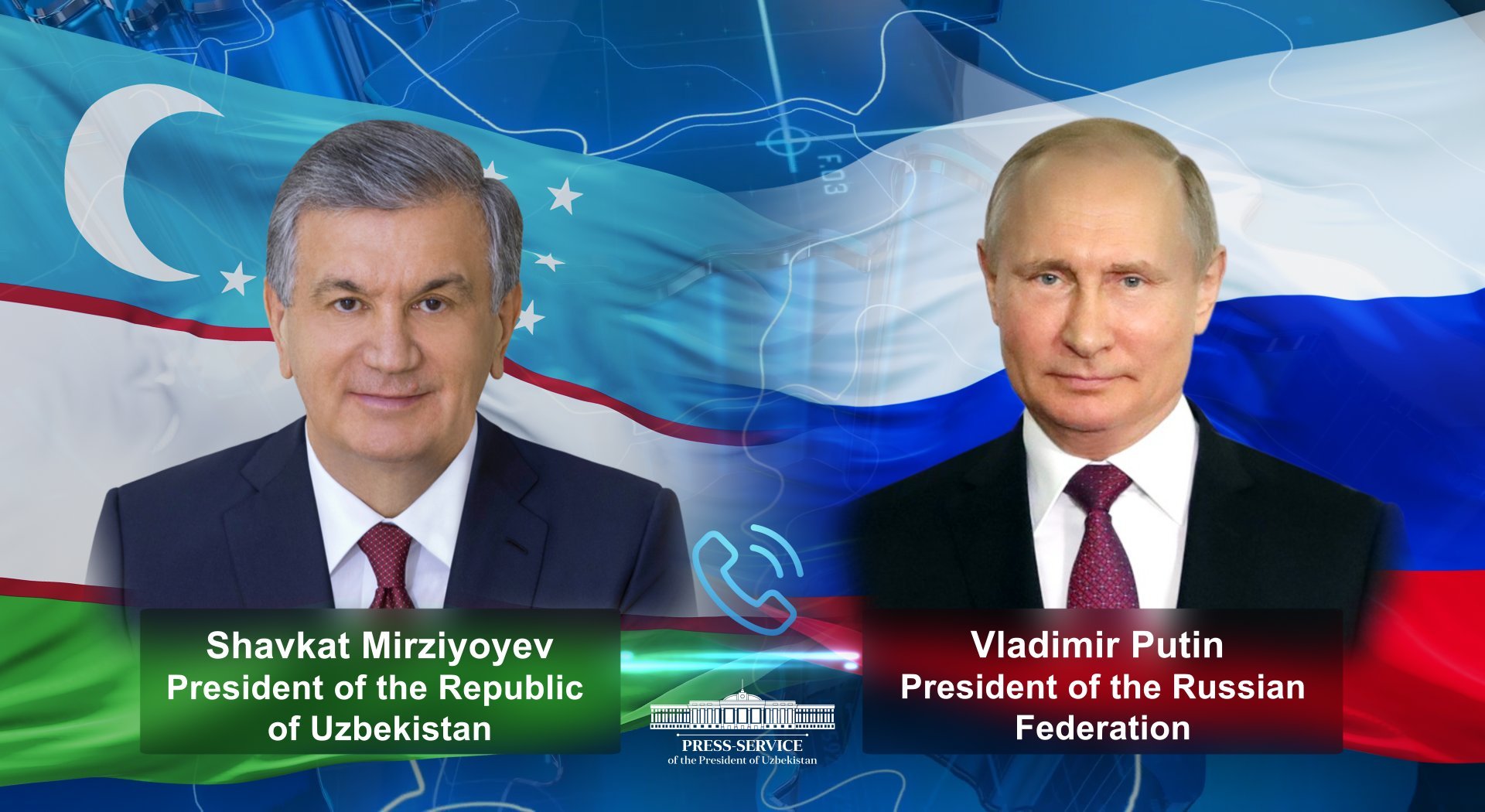 Лидеры Узбекистана и России обсудили приоритеты торгово-экономического сотрудничества