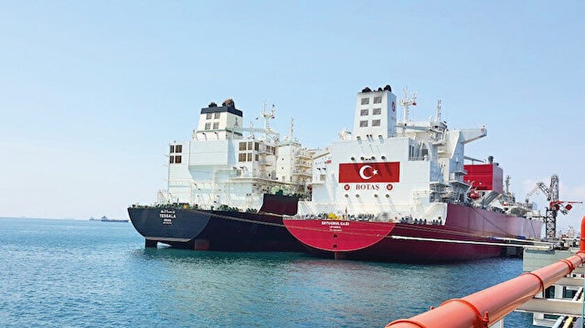 LNG depolama gemimiz Ertuğrul tek başına 8 aylık gaz verdi