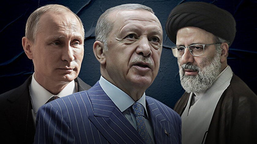 Трехсторонние переговоры Путина, Раиси и Эрдогана завершились