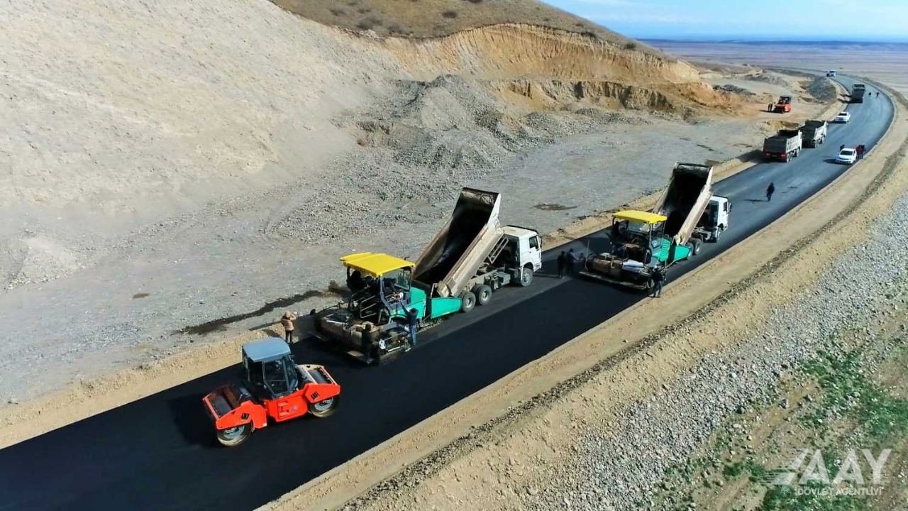 Строительство автодороги Талыш-Тапгарагоюнлу-Гашалты продолжается ускоренными темпами (ФОТО)