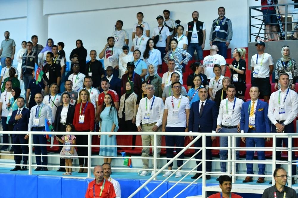Вице-президент Фонда Гейдара Алиева Лейла Алиева посмотрела поединки наших борцов за медали на V Играх исламской солидарности (ФОТО)