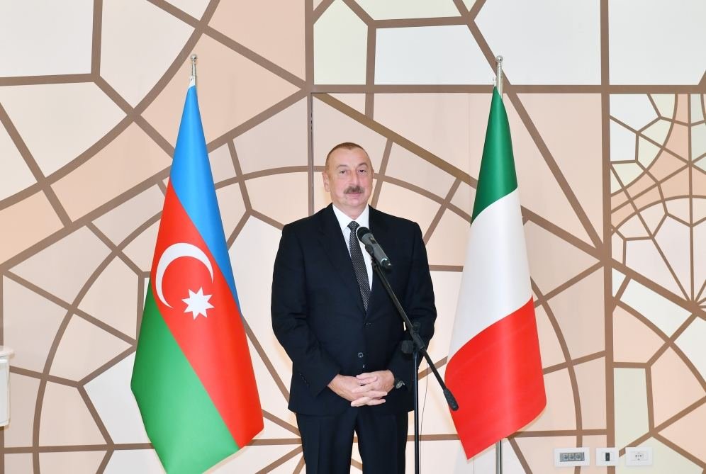 Today, we are embarking on new page of Italian-Azerbaijani relations - President Ilham Aliyev