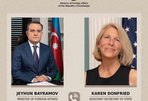 Azerbaijani FM, US Assistant Secretary of State hold phone talks