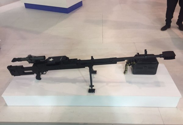 Azerbaijan showcases new homemade machine gun at ADEX-2022 (PHOTO)