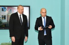 President Ilham Aliyev attends opening of newly-built school No335 in Binagadi district, Baku (PHOTO)