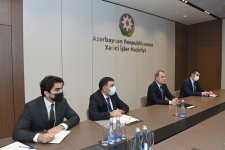 Azerbaijan's FM meets with Russian President's Special Representative (PHOTO)