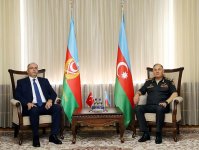 Chief of General Staff of Azerbaijani army meets with Rector of Turkish National Defense University (PHOTO)