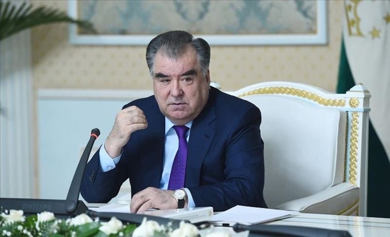 Tacikistan Cumhurbaşkanı Rahman ŞİÖ'nün Semerkant Zirvesi'nde konuştu: