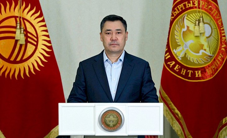 President Zhaparov sheds tears when speaking about heroes died in Batken