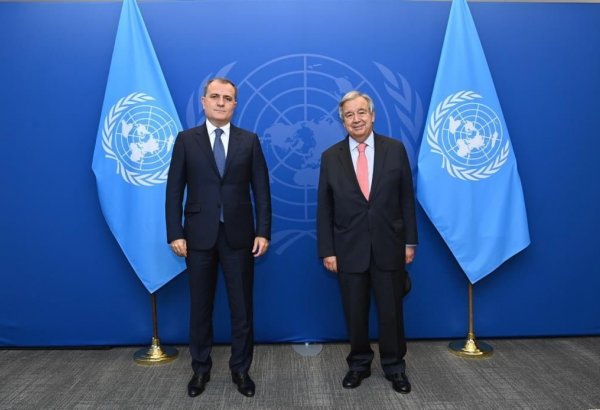 Jeyhun Bayramov meets with UN Secretary General (PHOTO)