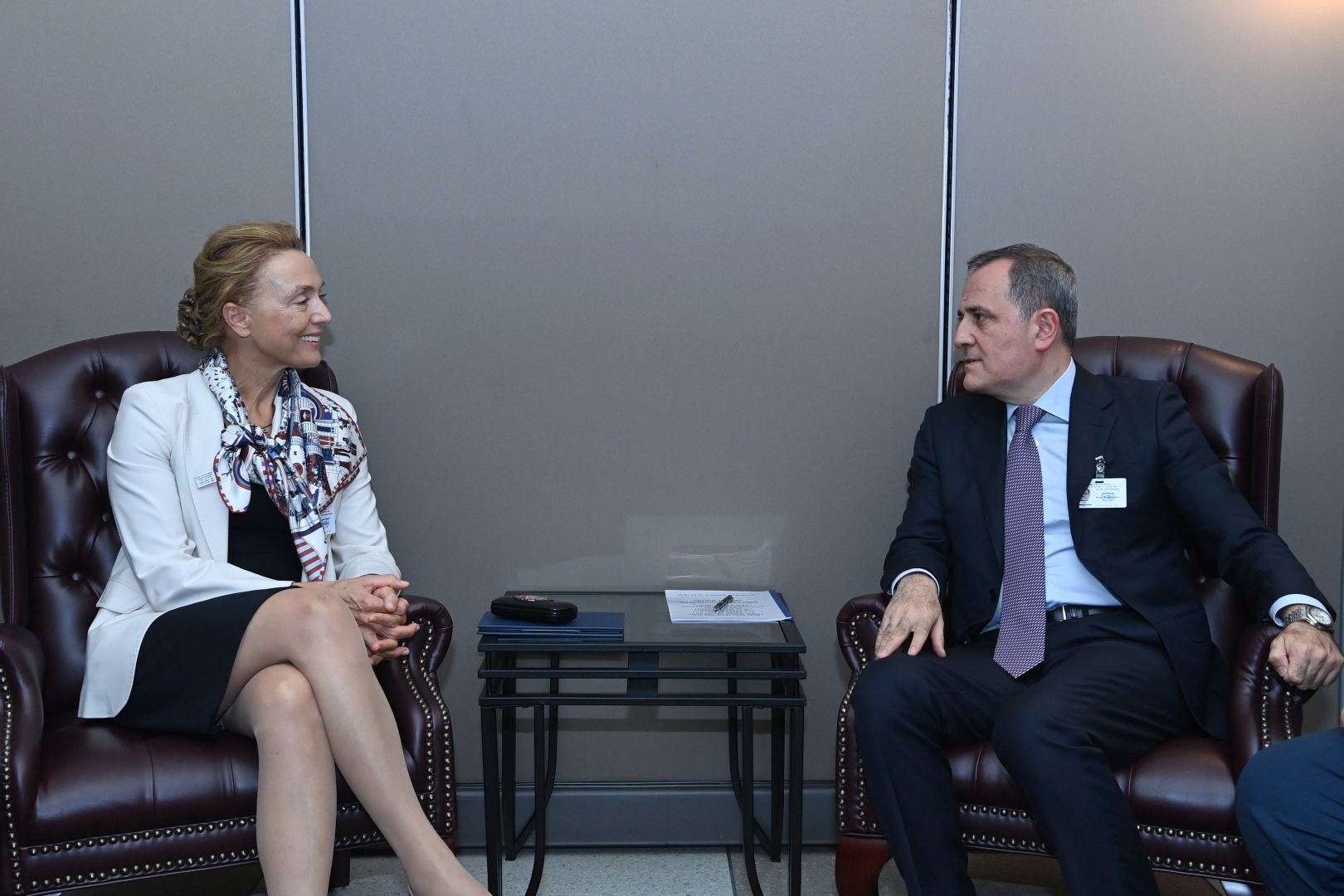 Ceyhun Bayramov Avropa Şurasının Baş katibi Mariya Peyçinoviç Buriç ilə görüşüb (FOTO)