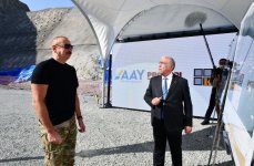 President Ilham Aliyev gets acquainted with tunnel under construction on Kalbajar-Lachin highway (PHOTO/VIDEO)