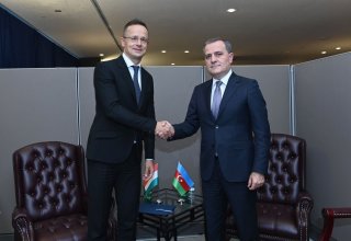 Azerbaijani FM meets with Minister of Foreign Affairs and Trade of Hungary