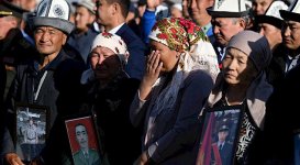 Rally-requiem for soldiers killed in Batken and burial of three tankmen takes place in Ata-Beyit