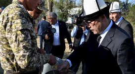 Rally-requiem for soldiers killed in Batken and burial of three tankmen takes place in Ata-Beyit