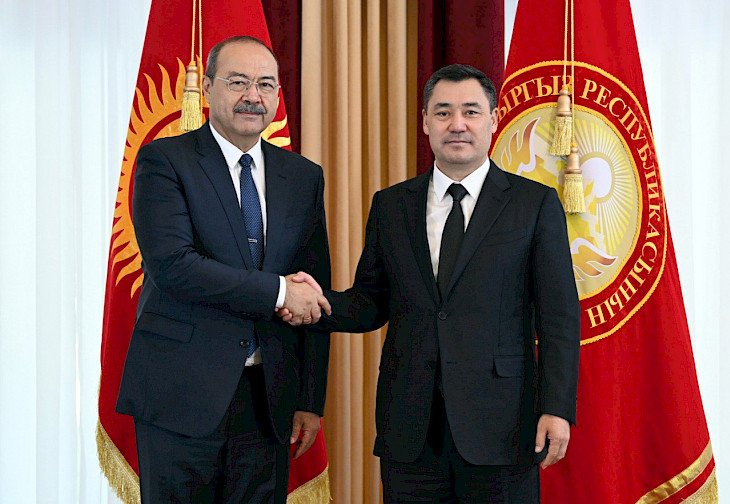 Sadyr Zhaparov receives Prime Minister of Uzbekistan Abdulla Aripov