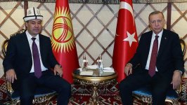 Sadyr Zhaparov meets with Turkish President Recep Tayyip Erdogan