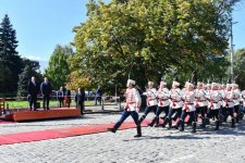 Sofiyada Prezident İlham Əliyevin rəsmi qarşılanma mərasimi olub (FOTO)