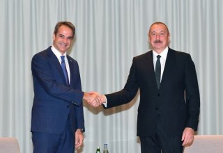 President Ilham Aliyev meets with Prime Minister of Greece in Sofia (PHOTO)