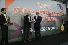 Istanbulda Zəfər Media medallarının təqdimatı keçirilib