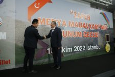 Istanbulda Zəfər Media medallarının təqdimatı keçirilib