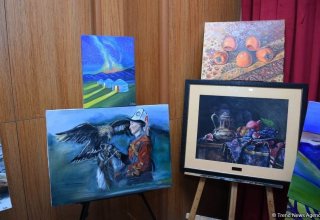 Кыргызстан глазами азербайджанских художников (ФОТО)