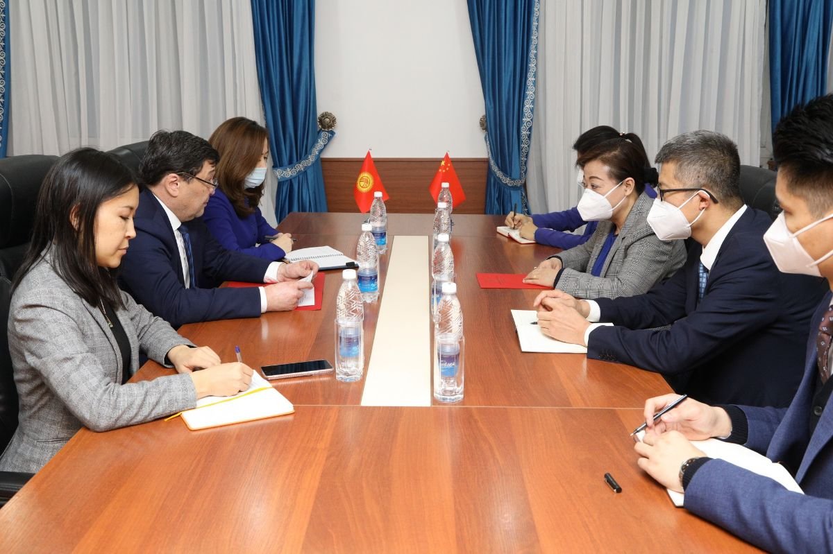 Deputy Minister of MFA of the Kyrgyz Republic met with the Ambassador Extraordinary and Plenipotentiary of the People’s Republic of China to the Kyrgyz Republic