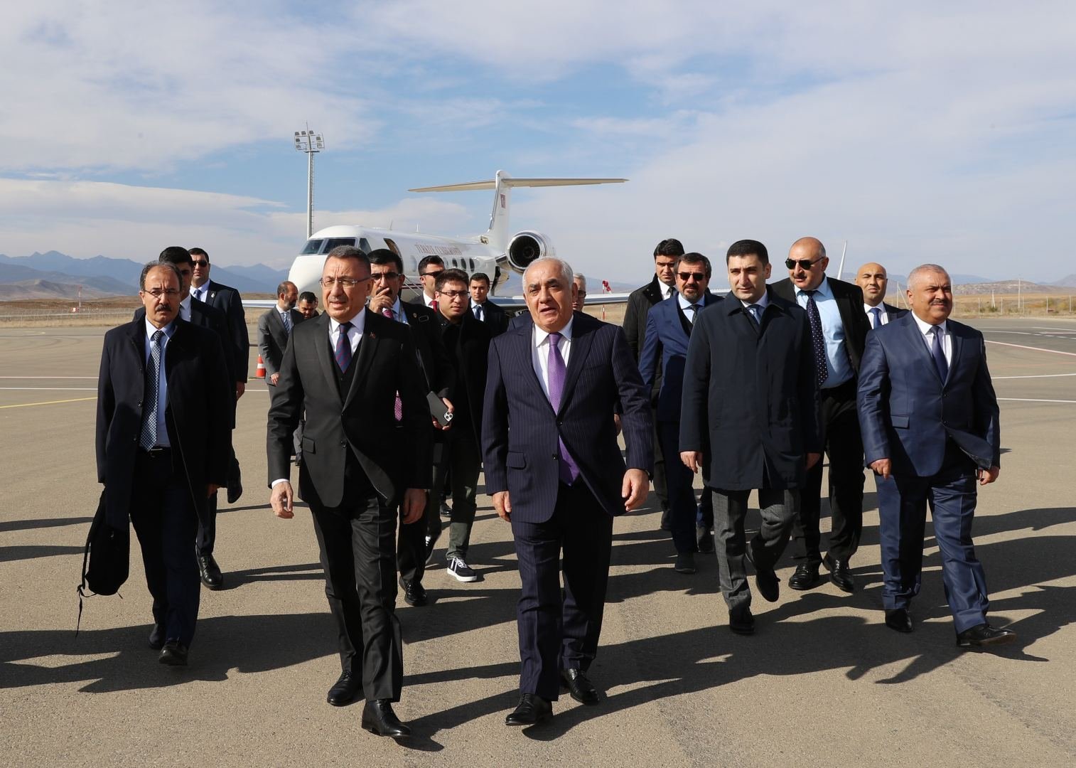 Azerbaijani PM, Turkish VP go to Shusha (PHOTO)