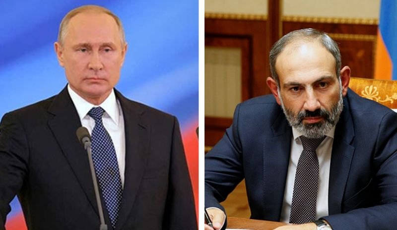 Russian President has telephone conversation with Armenian PM