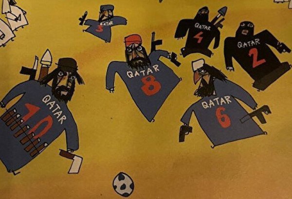 İslamofobi futbola da yansıdı: Fransa'da bir gazete Katarlı futbolcuları "terörist" olarak tasvir etti
