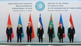 President Ilham Aliyev taking part in 9th Summit of Organization of Turkic States in Samarkand (PHOTO)