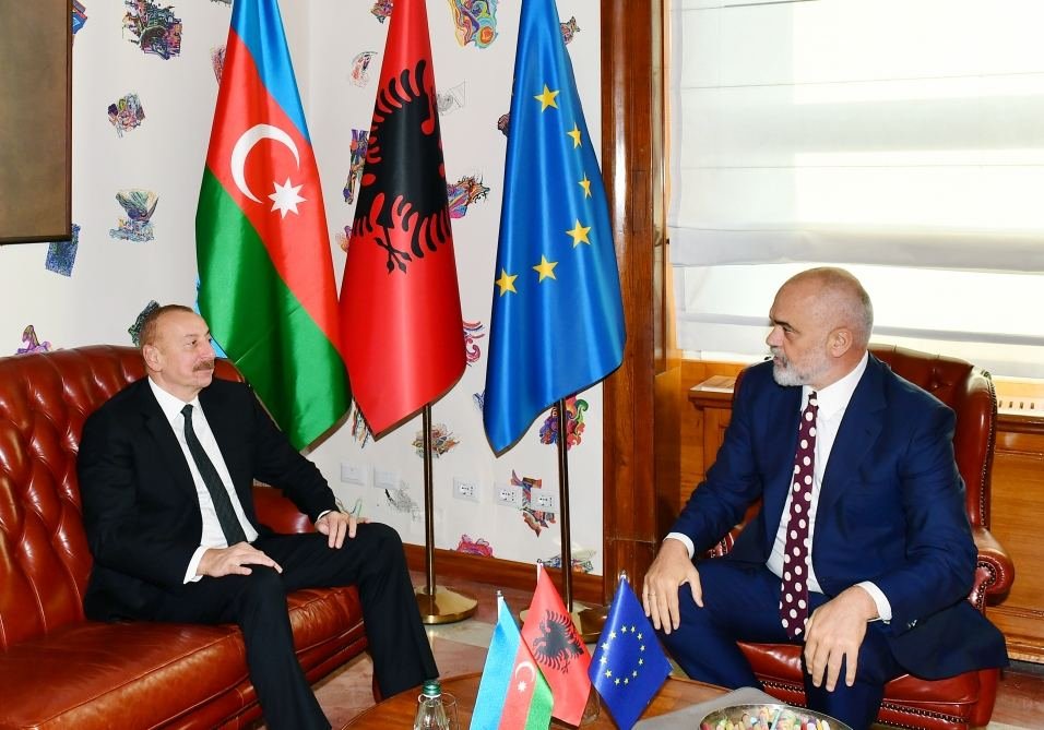 President Ilham Aliyev holds one-on-one meeting with Prime Minister of Albania Edi Rama (PHOTO/VIDEO)