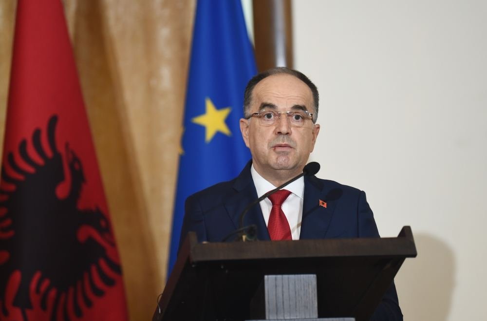 Azerbaijani, Albanian presidents make press statements (PHOTO)